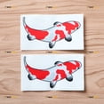 thumbnail image 1 of 2X Reflective 6" Koi Fish Chinese Japanese JDM Decal Sticker Car Vinyl sda1, 1 of 8
