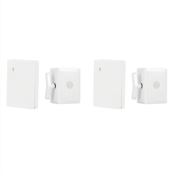 2X Remote Control Light Off RoSwing Arm-Rocker Remote Switch Button Pressing Click Push Simulates Physical Finger,2 x Remote Control Light Off,White