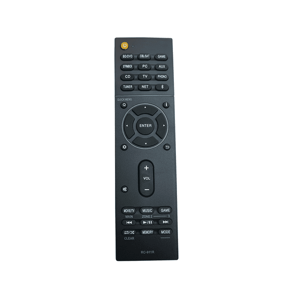 2X Replace RC-911R Remote Control for AV Stereo Receiver TX-NR578 TX-DS787 TX-NR777 TX-NR686 HT-S7805 TX-RZ720