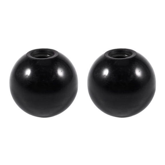 2X Replacement Black Bakelite 35 mm Diameter Ball Lever Knob