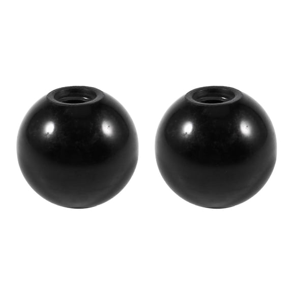 2X Replacement Black Bakelite 35 mm Diameter Ball Lever Knob