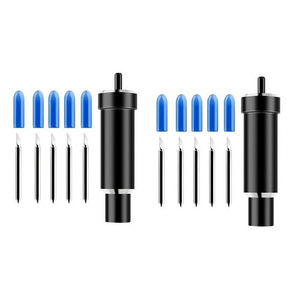 2X Replacement Blade+Housing Deep-Point DeepCut Blade for Maker Explore,Air and Air 2 Cutting Plotter
