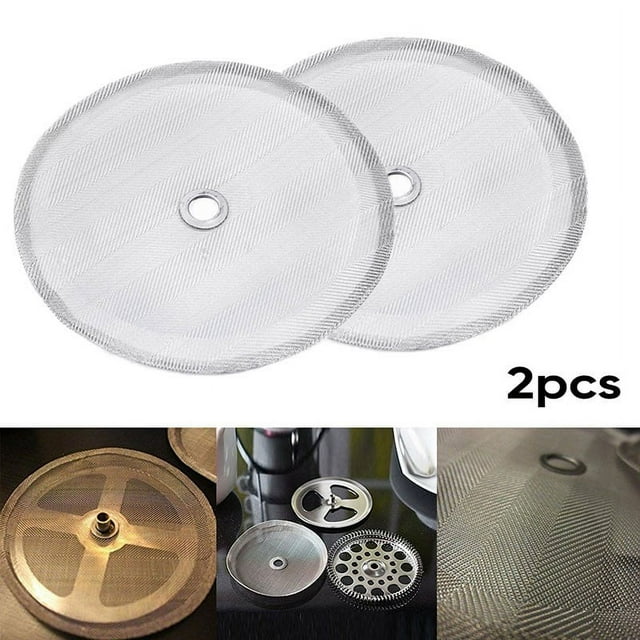 2X Replacement Filter Mesh Screens for 8 Cup 1000 Ml French Press