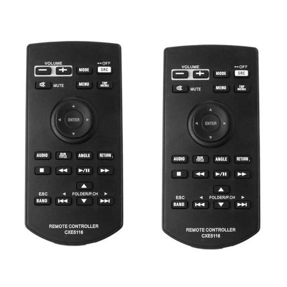 2X Replacement Remote Control CXE5116 for AVH-1300NEX AVH-X390BS AVH-2300NEX,2x Remote Control,Black