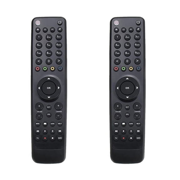 2X Replacement Remote Control with Light Satellite Receiver for VU+ SOLO 2/Meelo Se/Vu Solo2 Se SAT TV Set-Top BOX