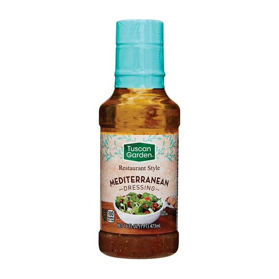 2X - Restaurant Style Mediterranean Salad Dressing, 16 oz