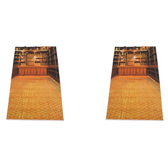 2X Retro Study Library Books Shelf Photography Photo Background Backdrop Prop 3X5FT