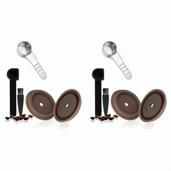 2X Reusable Coffee Capsule Lid for Vertuoline Coffee Pod Food Grade Silicone Cap for Refillable Vertuo Capsule