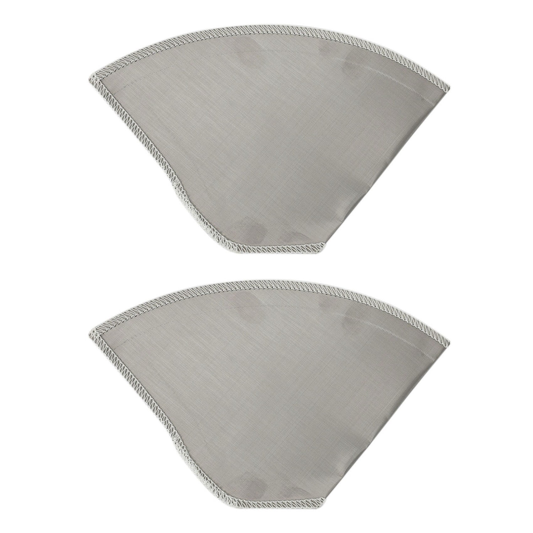 2X Reusable pour Over Coffee Filter Stainless Steel Fine Mesh Coffee