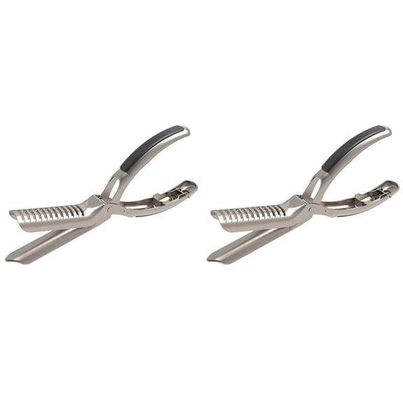 2X Rib Prep Tool,Rib Membrane Remover Stainless Steel Tool, BBQ Rib Skinner, Rib Prep Tool for BBQ Enthusiasts