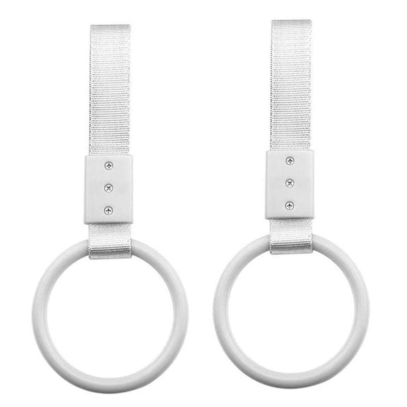 2X Ring Handle Strap Charm Round JDM Tsurikawa Ring Subway Bus Handle Strap Charm Drift