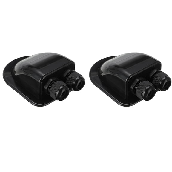 2X Roof Wire Entry Gland Box Solar Panel Cable Motorhome Caravan Boat-B