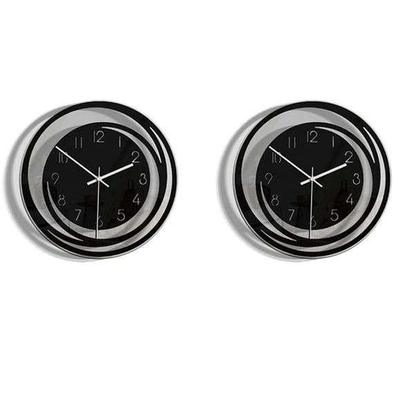 2X Room Decoration Acrylic Wall Clock Explosion Models Minimalist Nordic Style Transparent Clock