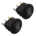 thumbnail image 1 of 2X Round 3 Pin Rocker / Parking Off Switch Front Rear Walking Sensor, 1 of 8