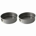 thumbnail image 1 of 2X Round Leakproof Baking Cake Pan with Round Cake Tin Baking Mold with Removable Bottom (7 Inches),2 x Live base cake baking pan, 1 of 4