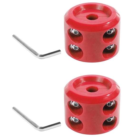 2X Rubber Winch Stopper,Winch Cable Saver Hook Stopper Line Rubber Stopper with Hex Wrench,Car Accessories Winch Rope