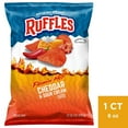 thumbnail image 1 of 2X - Ruffles Flamin' Hot Cheddar Sour Cream - 8oz, 1 of 3