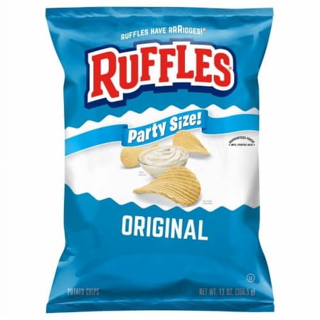 1PACK,Ruffles Original Flavor Potato Snack Chips,Party Size,