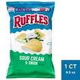 thumbnail image 1 of Ruffles Sour Cream And Onion Chips - 8oz, 1 of 3