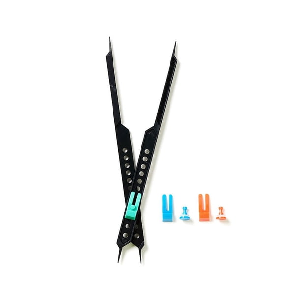 2X Ruler Art Drawing Ruler Multifunctional Drawing Ruler Proportional Distributor Adjustable Size DIY Drawing Tool,2 x Drawing ruler(as the picture shows),Black