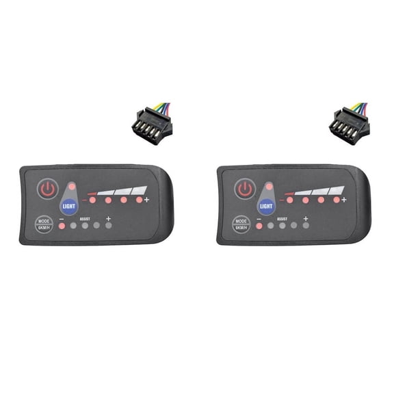 2X S810 E-Bike Meter LED Display 36V IP65 for Electric Bike Electric Bicycle Meter SM 5PIN