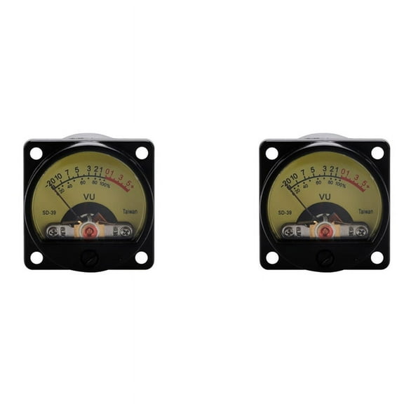 2X SD-39 Analog Panel 35mm VU DB Meter Power Amplifier Music Spectrum Analyzer Audio Level Meter Backlight Driver Board