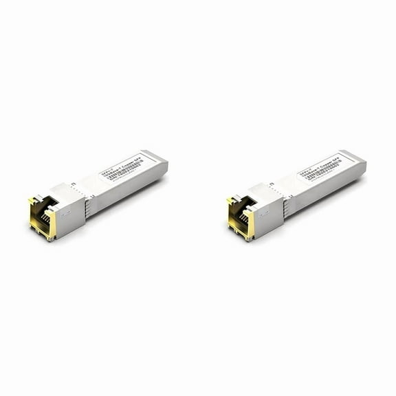 2X SFP+ Module RJ45 Switch GBIC 10G Connector SFP Copper Cable SFP 10G Electrical Port Optical Module Ethernet Port