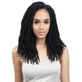 thumbnail image 1 of 2X SOFT WAVY FAUX LOC 12" - FREETRESS SYNTHETIC CROCHET BRAID DREAD LOCKS [99J], 1 of 3