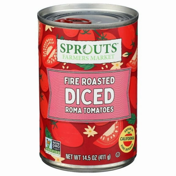 2X - SPT Fire Roasted Diced Tomatoes 14.5 oz