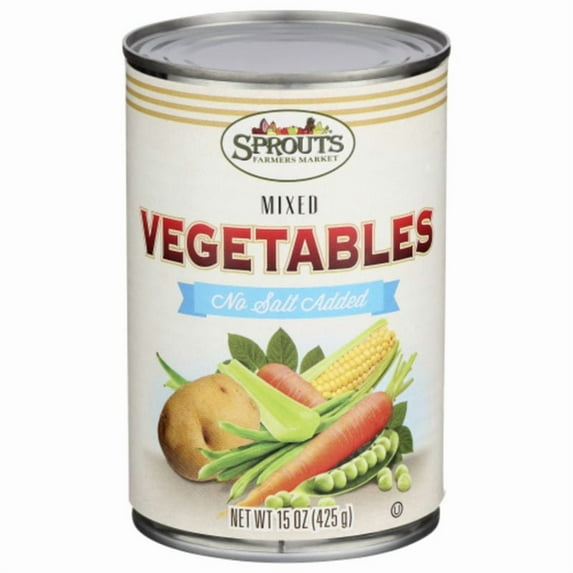 2X - SPT No Salt Added Canned Mixed Vegetables 15 oz