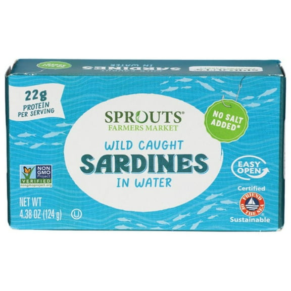 SPT No Salt Added Sardines In Water 4.38 oz
