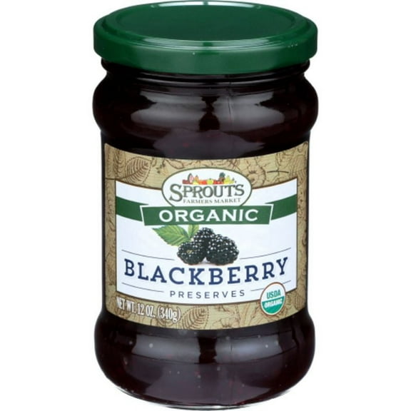 2X - SPT Organic Blackberry Preserves 12 oz