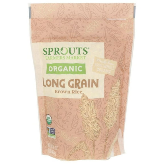2X - SPT Organic Long Grain Brown Rice 16 oz