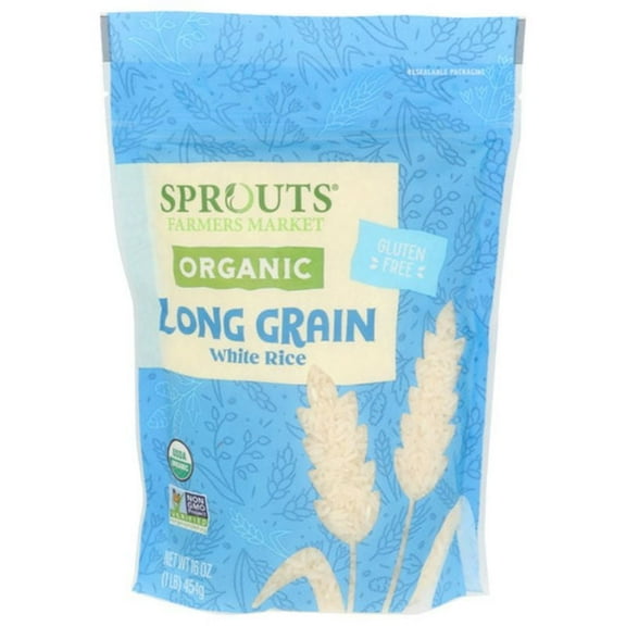 SPT Organic Long Grain White Rice 16 oz