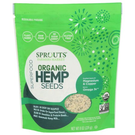 2X - SPT Shelled Hemp Seeds 8 oz