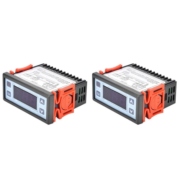 2X STC200 Digital Thermostat Temperature Controller Microcomputer Refrigeration Heating Controller AC220V