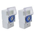2X SUL181H Mechanical Timer 24 hours Time Switch Relay Electrical