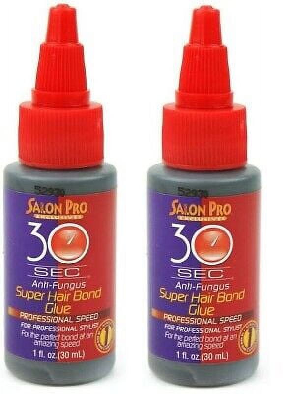 2X Salon Pro 30 Sec Super Hair Bond Glue, 1 fl. oz 30 mL, Professional
