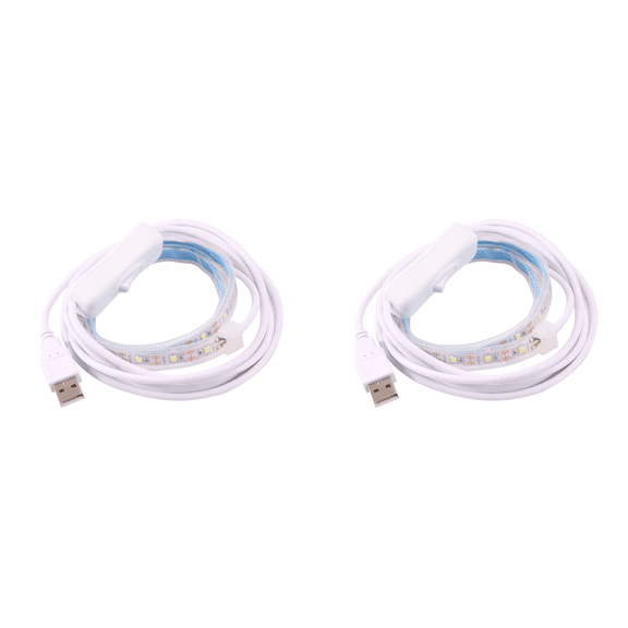 2X Saxophone USB Leak Detection Light LED Tester Lamp Woodwind Instrument Repair Tool Flutes Parts