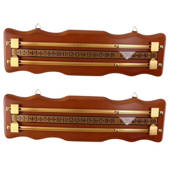 2X Scoreboard Snooker Game Scorer Board Player Calculation Number Tools Billiard Density Board Integrator
