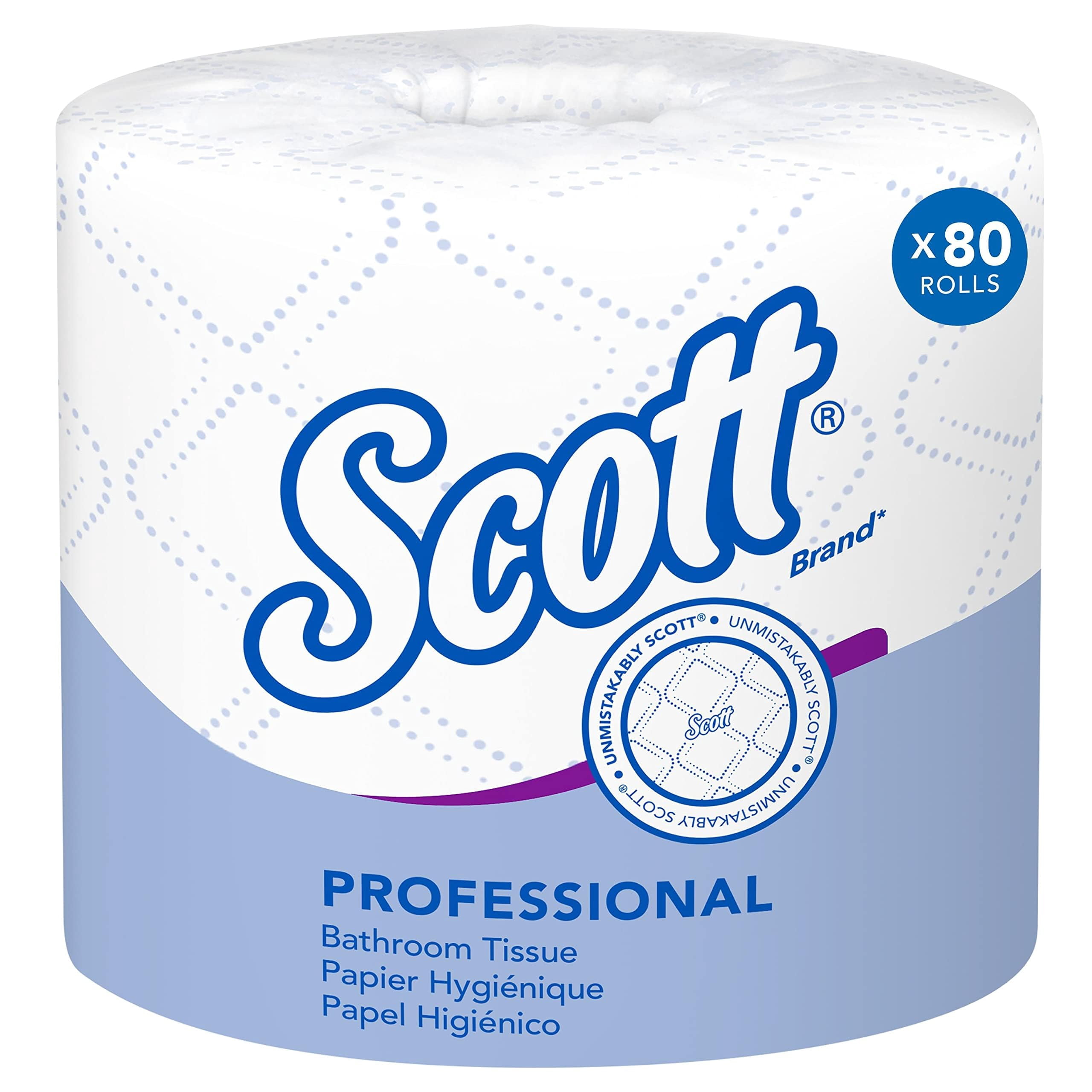 2X-Scott Professional Standard Roll Toilet Paper, Bulk (04460), With ...