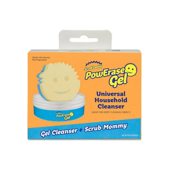 2X - Scrub Daddy PowErase Gel + Scrub Mommy Sponge - 5.6oz
