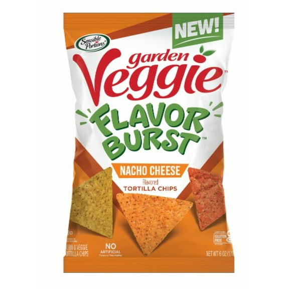 2X - Sensible Portions Nacho Cheese Tortilla Chips-6 oz