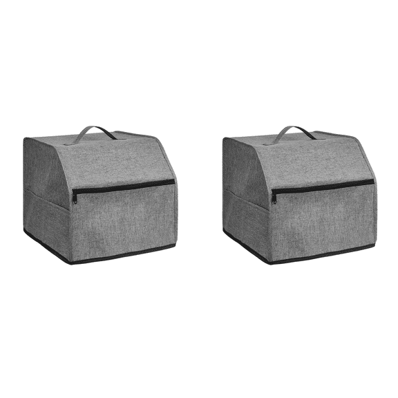 2X Serger Machine Cover with Pockets Sewing Dust for Most Standard Sergers,Overlock