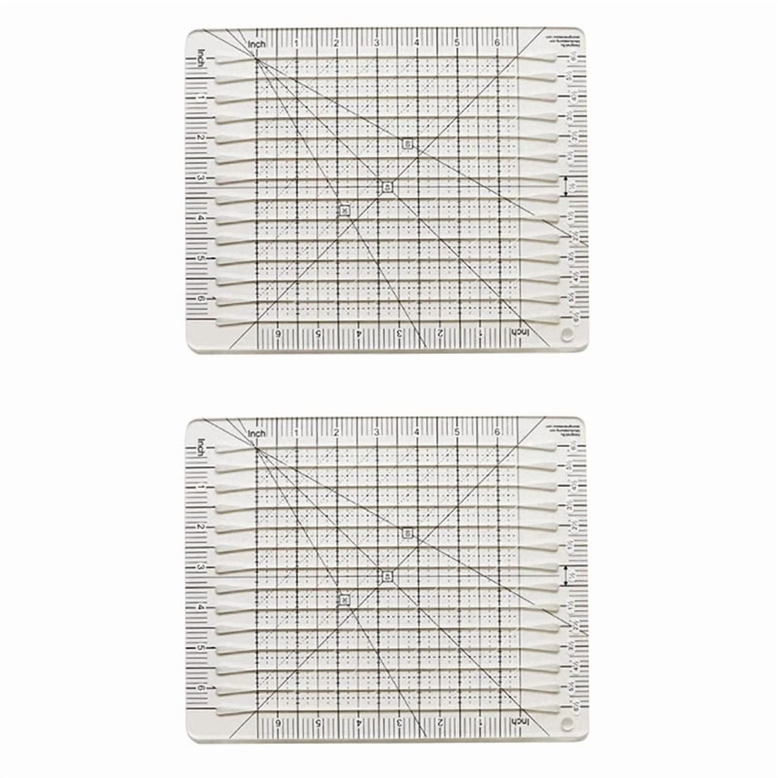2X Sewing Ruler Fabric Cutting Ruler Quilting Supplies Tools Sewing ...