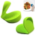 thumbnail image 1 of 2X Silicone Holder Hot Plate Pot Pan Glove Grip Heat Resistant Oven Kitchen Bake, 1 of 3