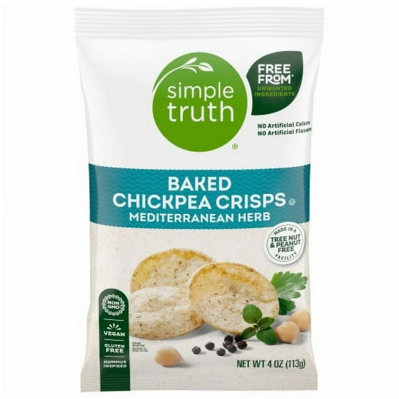 2X - Simple Truth Mediterranean Herb Baked Chickpea Crisps