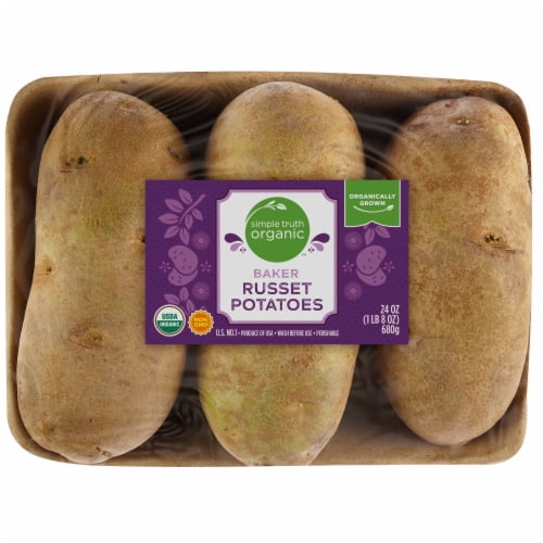 2X Simple Truth Organic Baker Russet Potatoes