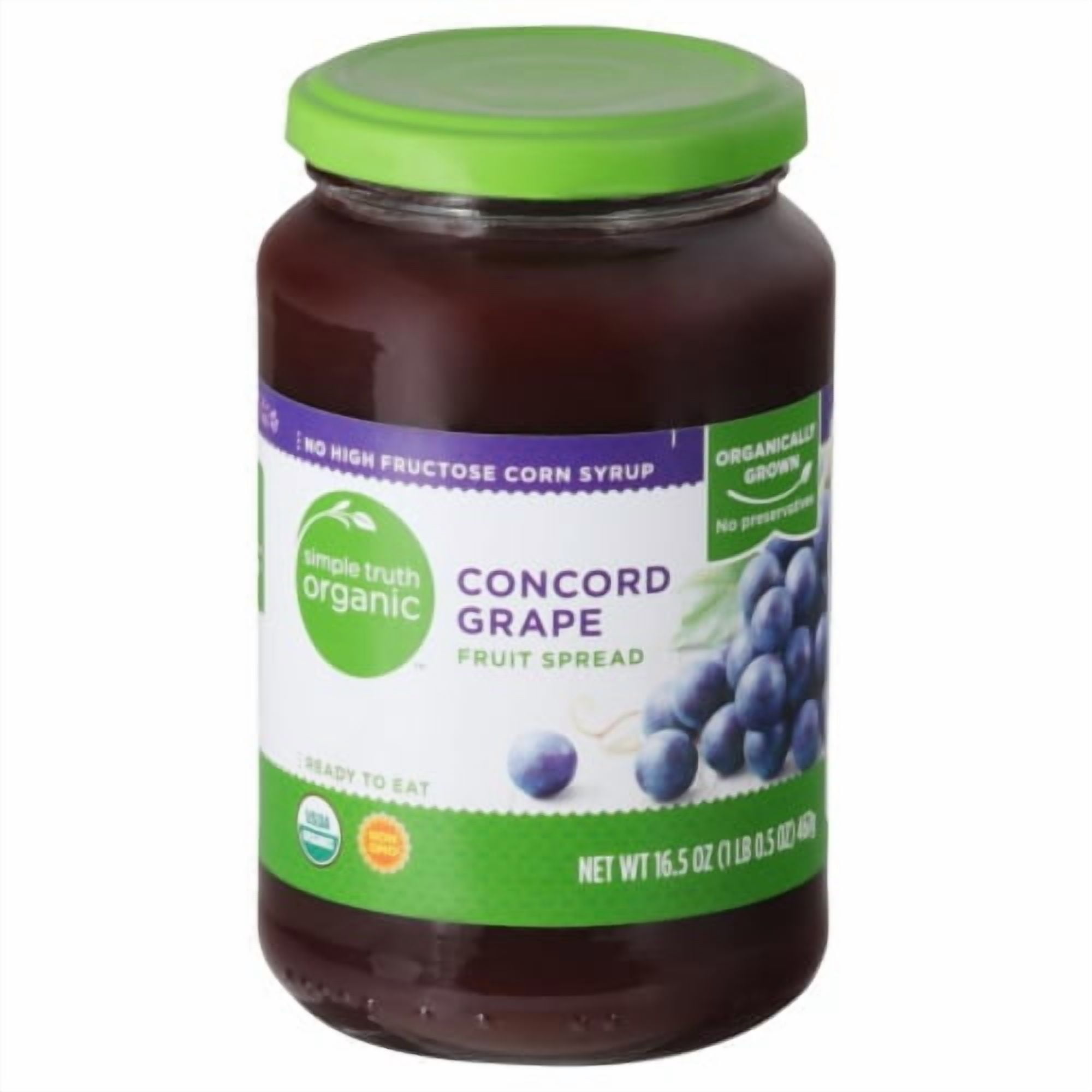 2X-Simple Truth Organic Concord Grape Fruit Spread - 16.5 oz