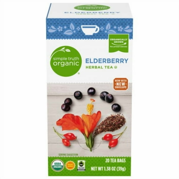 2X - Simple Truth Organic Elderberry Herbal Tea